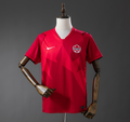Red sports jersey with Nike logo on a mannequin against a gray background, Canada 2026 Home Jersey, 11CULTURE, 11 CULTURE, ORIGINAL CANADA SOCCER JERSEY