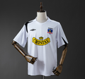 White sports jersey with logos on a mannequin against a dark background, Colo Colo 2006 Home Jersey,11culture, 11 culture