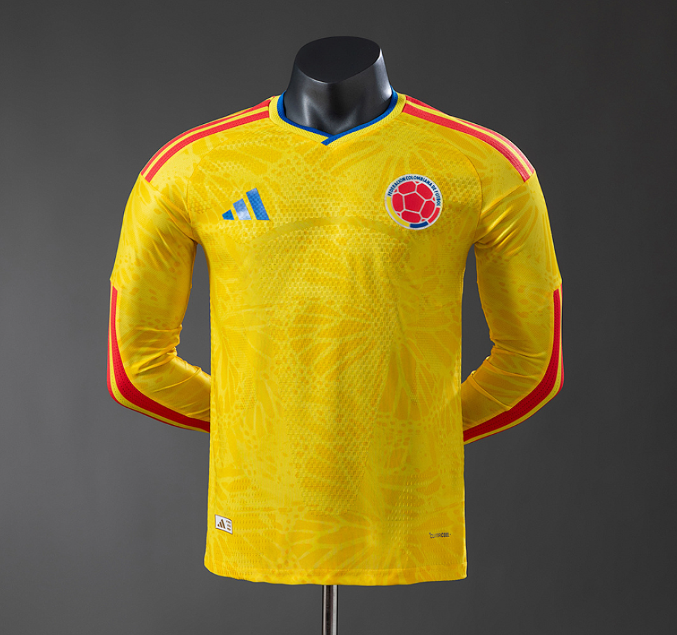 Columbia 2026 Home Long-Sleeve Player Version Jersey, origical Columbia jersey, player jerseys