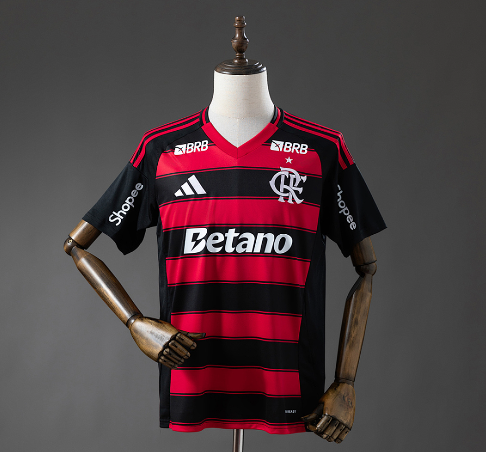 Flamengo 25/26 Home All Sponsor Jersey, 11culture, original football jersey close to me