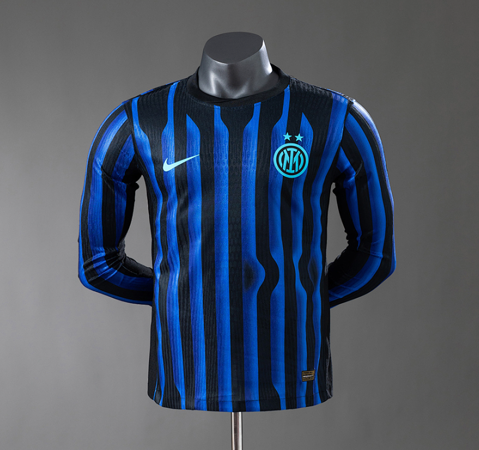 Inter Milan 25/26 Home Long-Sleeve Player Version Jersey, football jersey, 11 culture, original football jersey