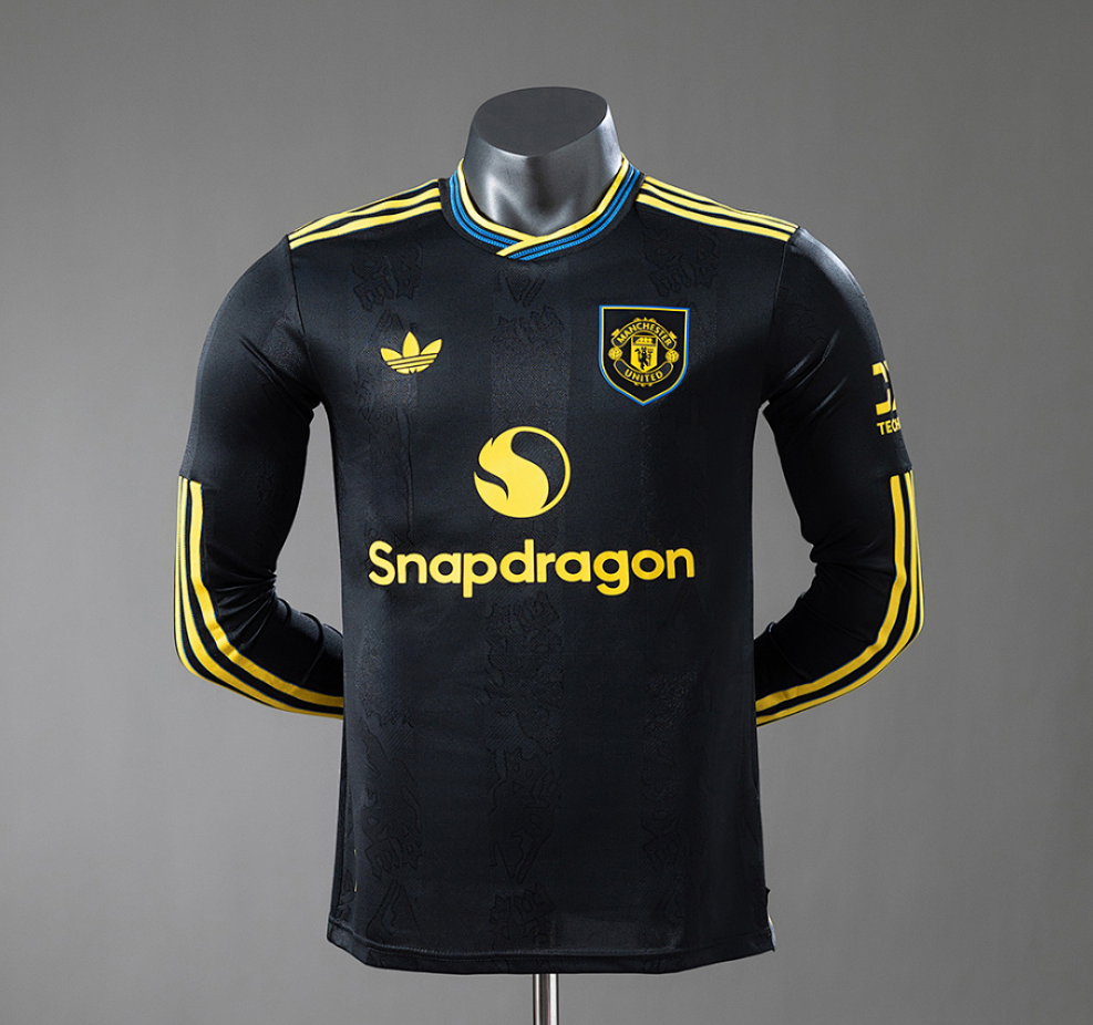 M-U 25/26 Third Away Player Version Long-sleeved Jersey