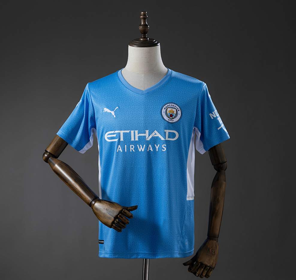 Manchester City 21/22 Home Retro Jersey