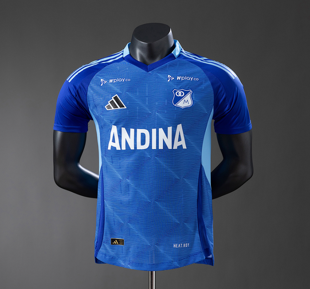 Millonarios 2526 Home Player Version Jersey , 11culture, 11 culture, original jerseys, original football jerseys