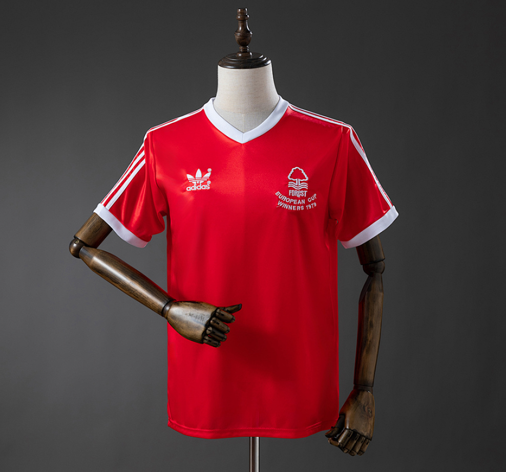 11culture, 11 culture, Nottingham Forest 77/80 Home Retro Jersey