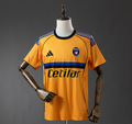 Yellow sports jersey with Adidas logo on a mannequin against a gray background, Pisa 25/26 Away Jersey, 11 culture 11/7 culture