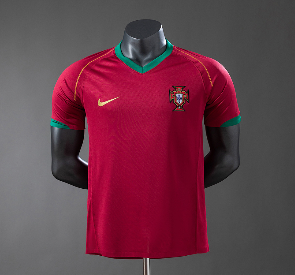 Portugal 2006 Home Retro Player version Jersey