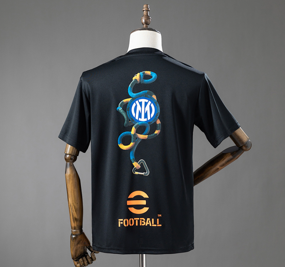Inter Milan 25/26 Pre-Match Black Jersey