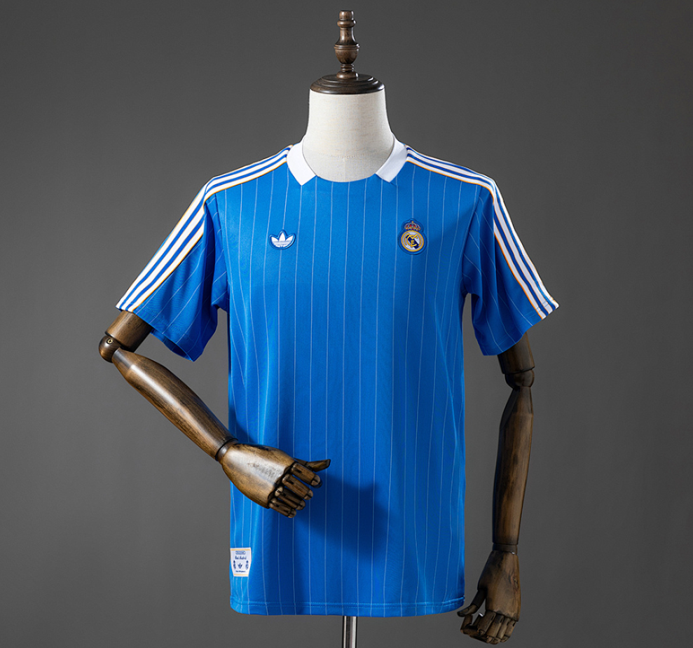Real Madrid Terrace Icons T-Shirt Blue