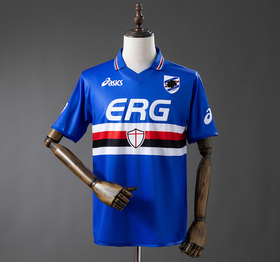 Sampdoria 03/04 Home Retro Jersey