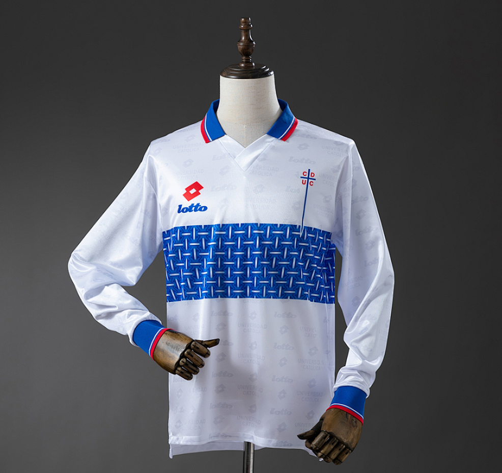 Universidad Catolica 1996 Home Retro Jersey Long Sleeve, 11culture