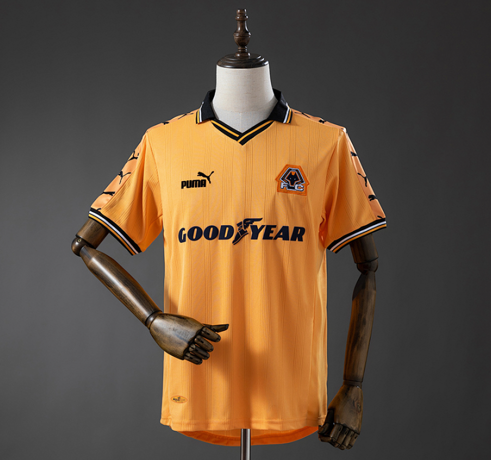 11Culture, 11 Culture, Wolves 98/99 Home Retro Jersey , orginal wolves footbal jersey